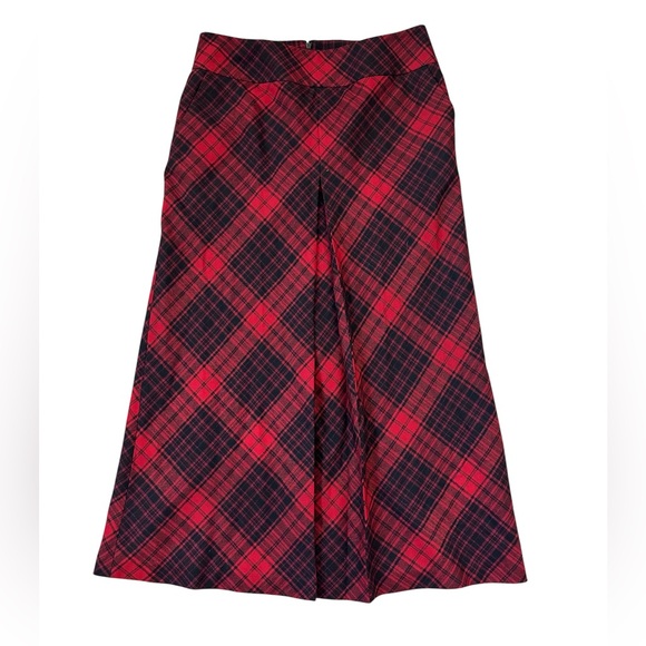 Talbots Dresses & Skirts - NWT Talbots Red Plaid A-Line Skirt